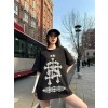 크롬 하트 쇼트 슬리브