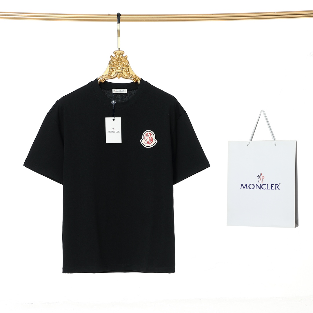 몽클레르 몽클레르 몽클레르 쇼트 슬리브 프린트