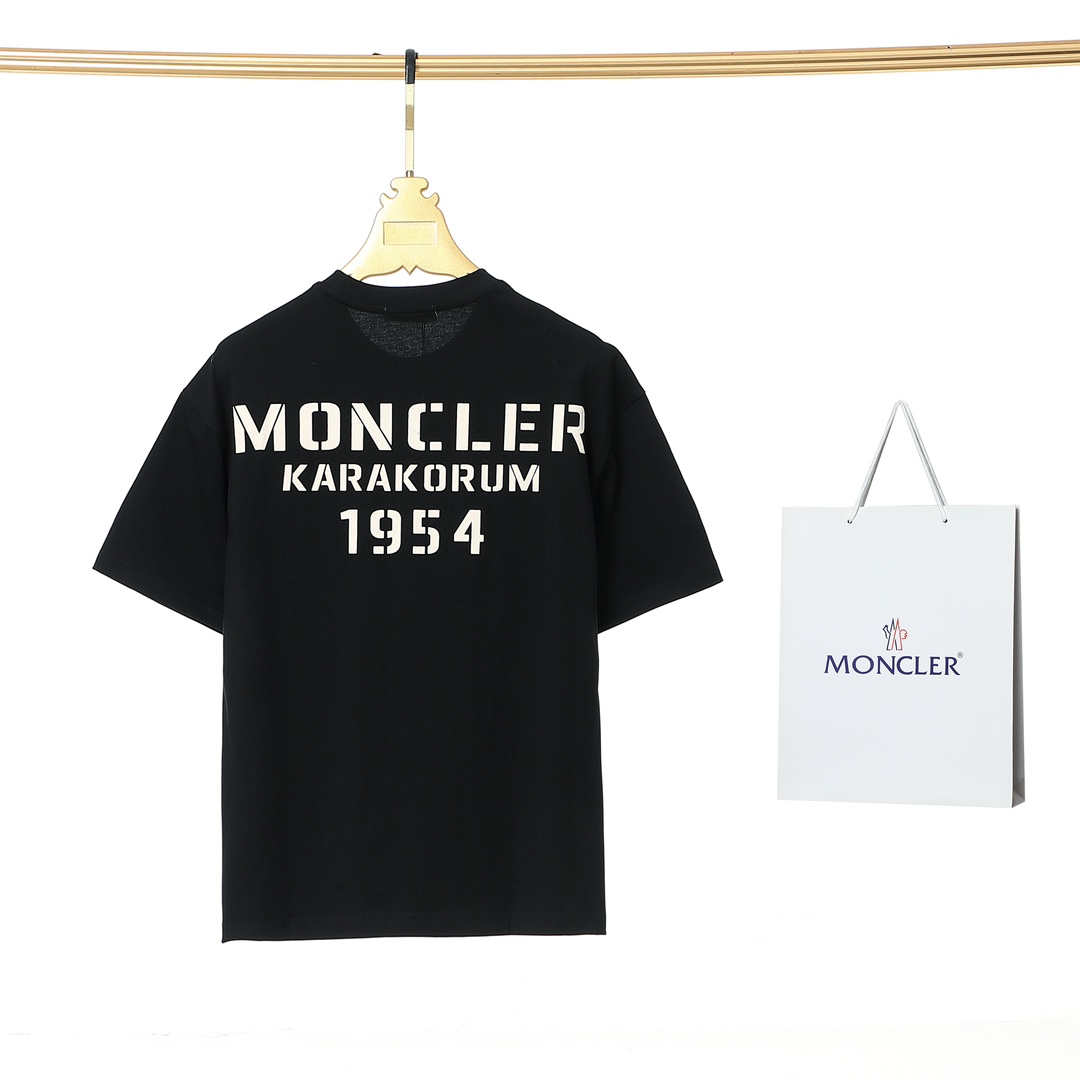 몽클레르 몽클레르 몽클레르 쇼트 슬리브 프린트