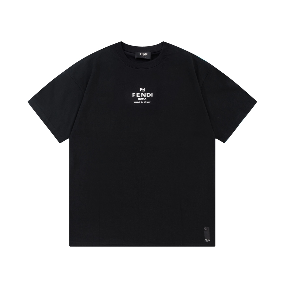 FENDI 가슴 펜디 모노그램 프린트 반소매