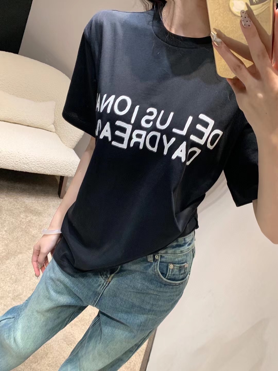 24SS 터틀 모노그램 쇼트 슬리브