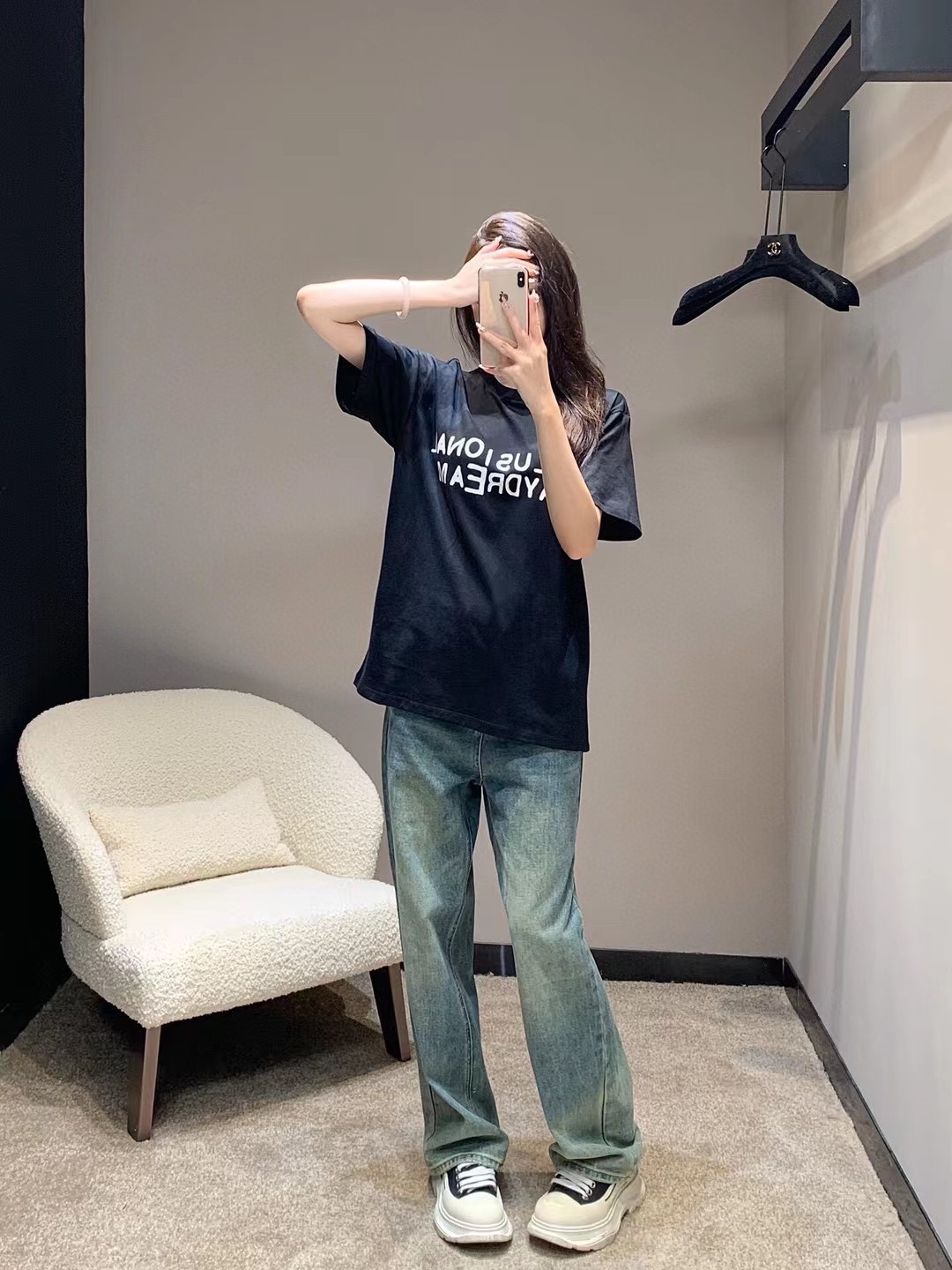 24SS 터틀 모노그램 쇼트 슬리브