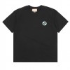 GUCCI 자수 라운드넥 쇼트 슬리브