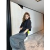 발렌시아가 파리지앵 레터 라운드넥 쇼트 슬리브