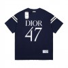 DIOR 체스트 프린트 쇼트 슬리브