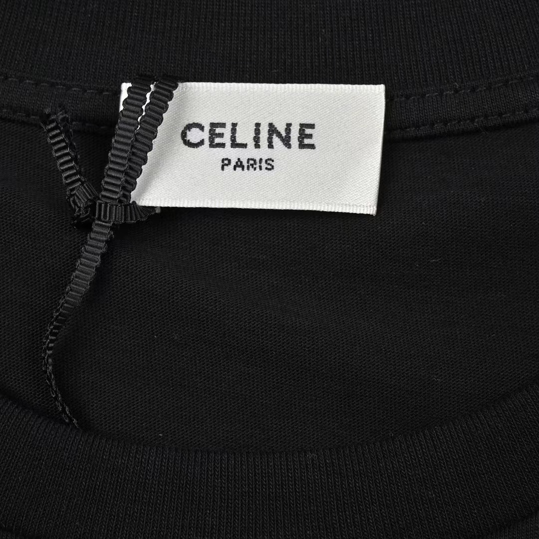CELINE 플레임 레터 쇼트 슬리브