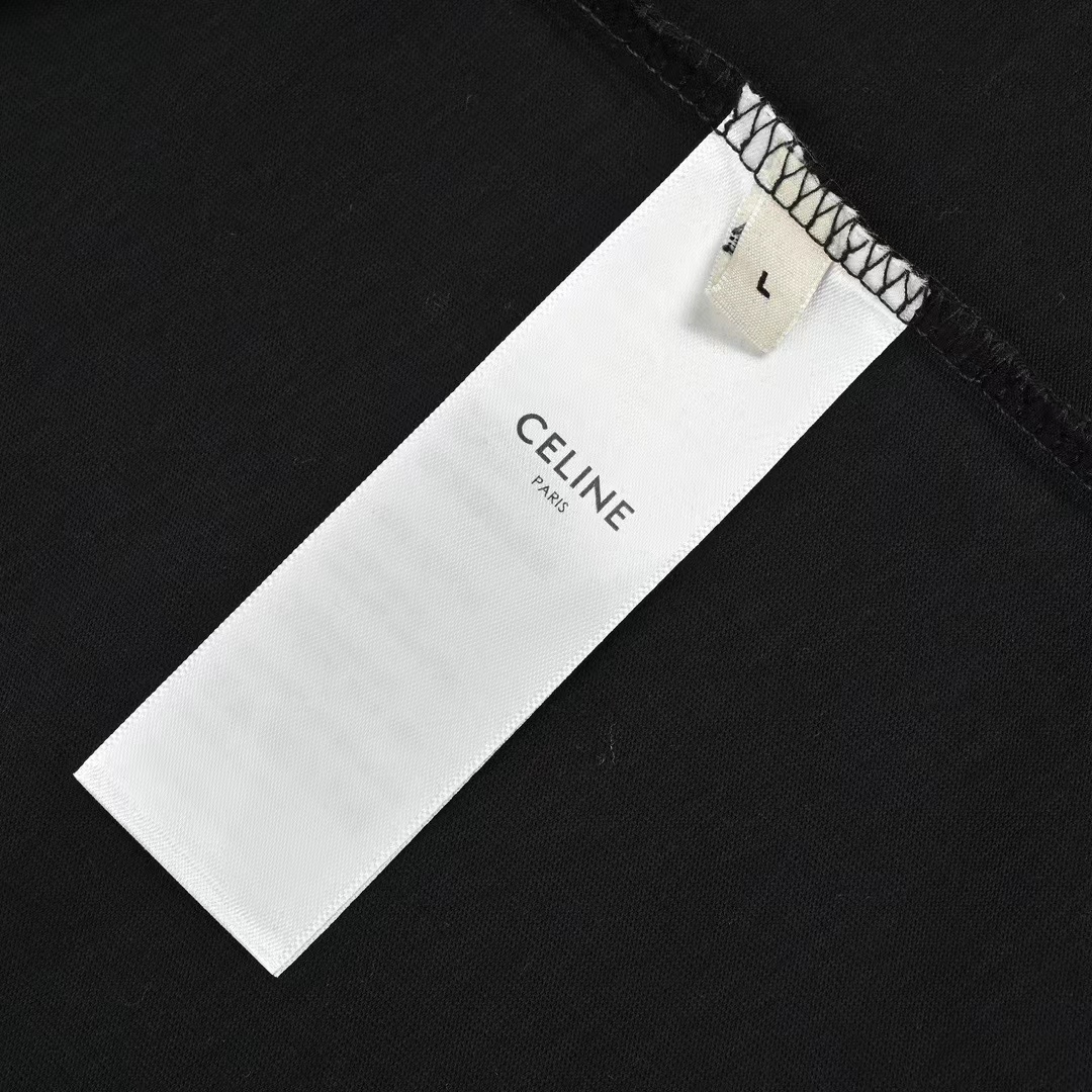 CELINE 플레임 레터 쇼트 슬리브