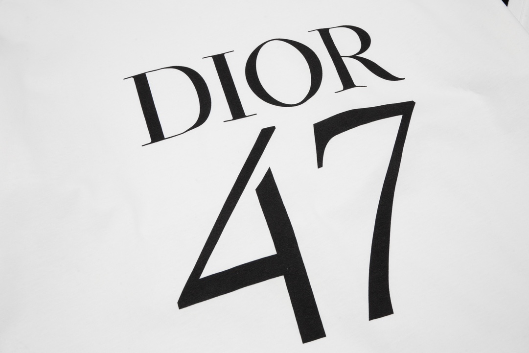 DIOR 디올 디올 프린트 체스트 쇼트 슬리브