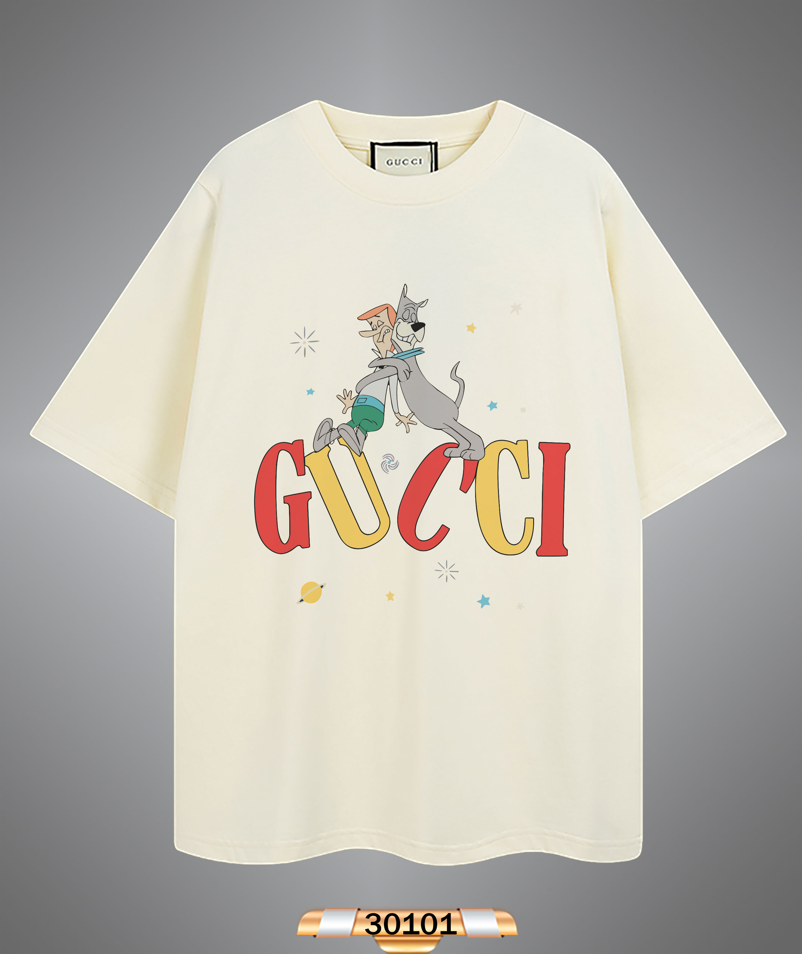 GUCCI 구찌 뉴 디지털 프린트 쇼트 슬리브