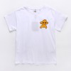22SS 자수 배지 화이트 쇼트 슬리브