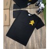 22SS 자수 블랙 쇼트 슬리브
