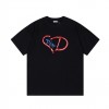 DIOR 디올 디올 프린트 쇼트 슬리브 러브 하트 패턴