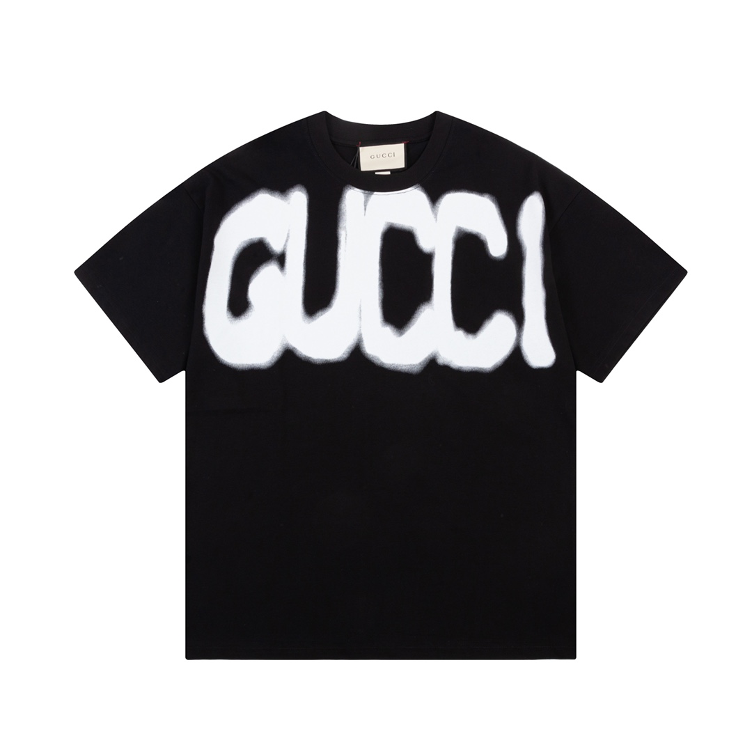 GUCCI 프린트 쇼트 슬리브