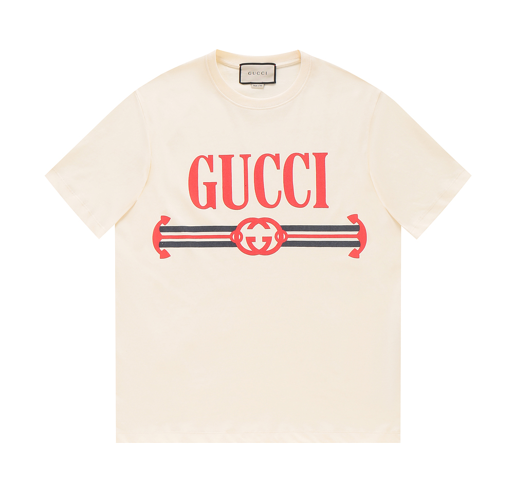 GUCCI 프린트 쇼트 슬리브