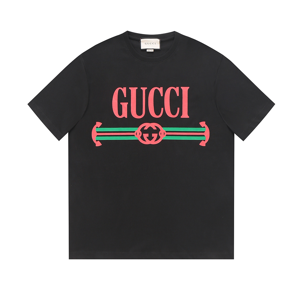 GUCCI 프린트 쇼트 슬리브