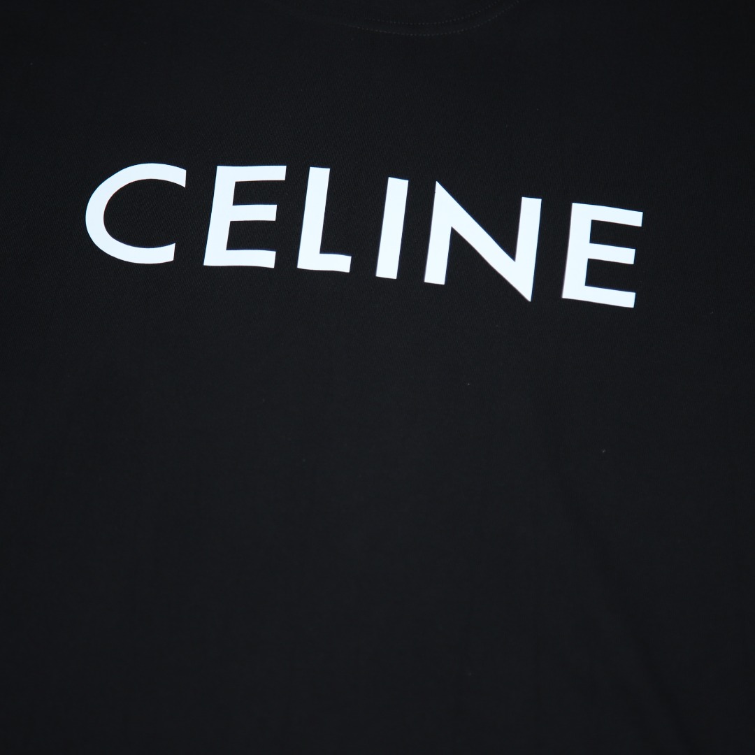 2025SS 봄 신상품 CELINE 셀린 헌드레드 라운드넥 반팔 티셔츠 아이템 번호: CE0001