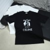 2025ss 봄 신상 CELINE 셀린 라운드넥 반팔 티셔츠 모델넘버:CE0002