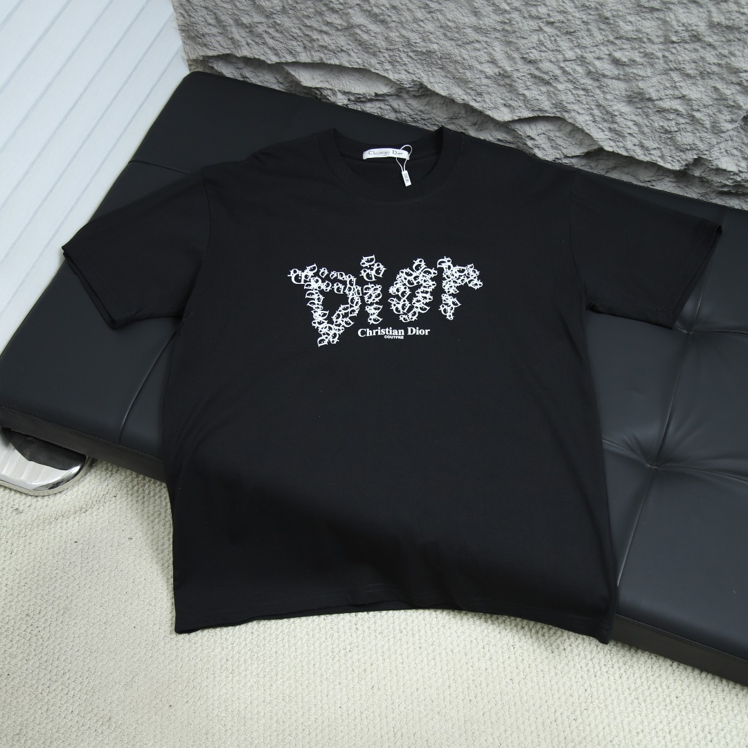 025ss 봄 신상 DIOR / 디올 백 라운드넥 반팔 티셔츠 모델 번호: DI007