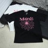 2025ss 봄 신상품 MARDI 라운드넥 반팔 티셔츠 모델 번호: MA001