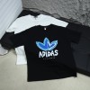 2025s스프링 뉴 아디다스 아디다스 100 라운드넥 반팔 티셔츠 모델 번호: AD0025