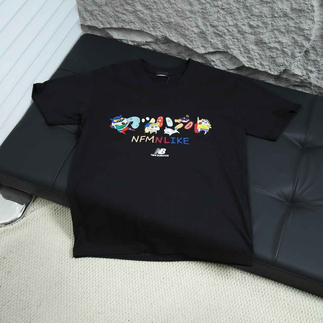 2025S스프링 뉴발란스/NB 뉴발란스 백 라운드넥 반팔 티셔츠 모델 번호: NB006