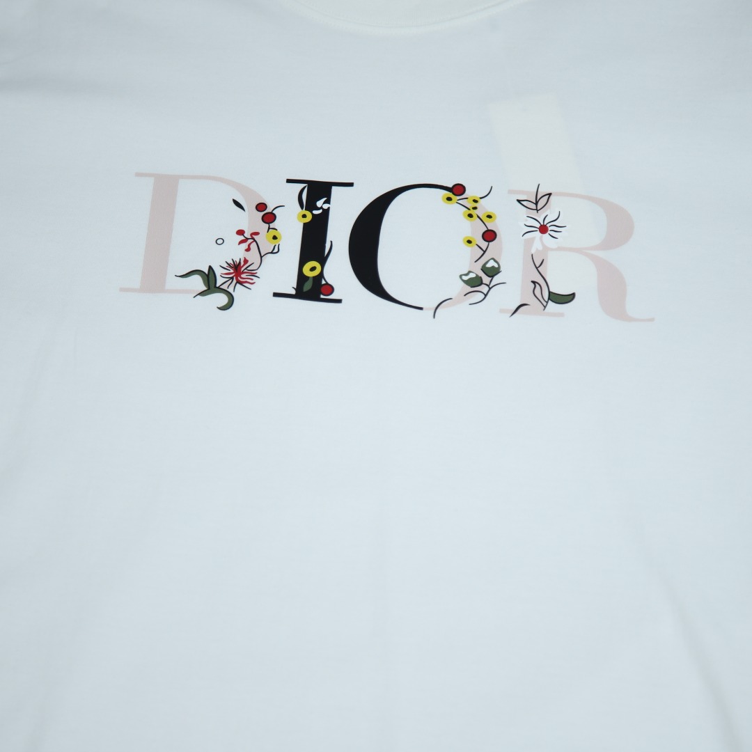 025ss 봄 신상 DIOR / 디올 백 라운드넥 반팔 티셔츠 모델 번호: DI001