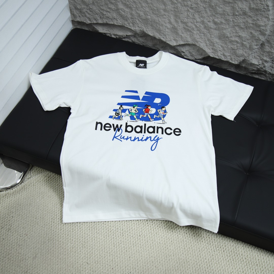 2025SS 봄 신상 뉴발란스/NB 뉴발란스 헌드레드 라운드넥 반팔 티셔츠 모델 번호: NB008