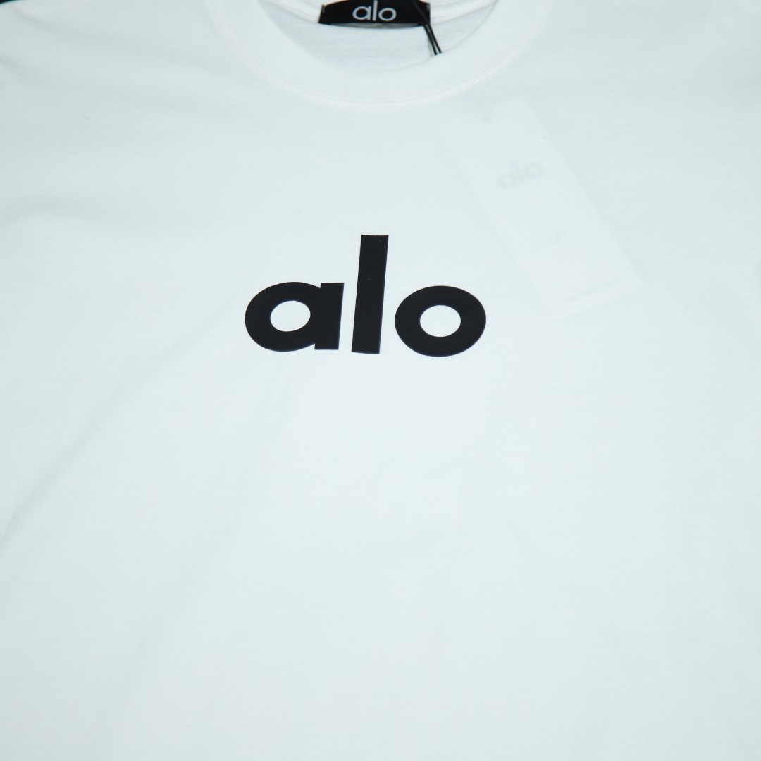2025ss 봄 신상 ALO/ALO 요가 라운드넥 반팔 티셔츠 모델 번호: ALO002
