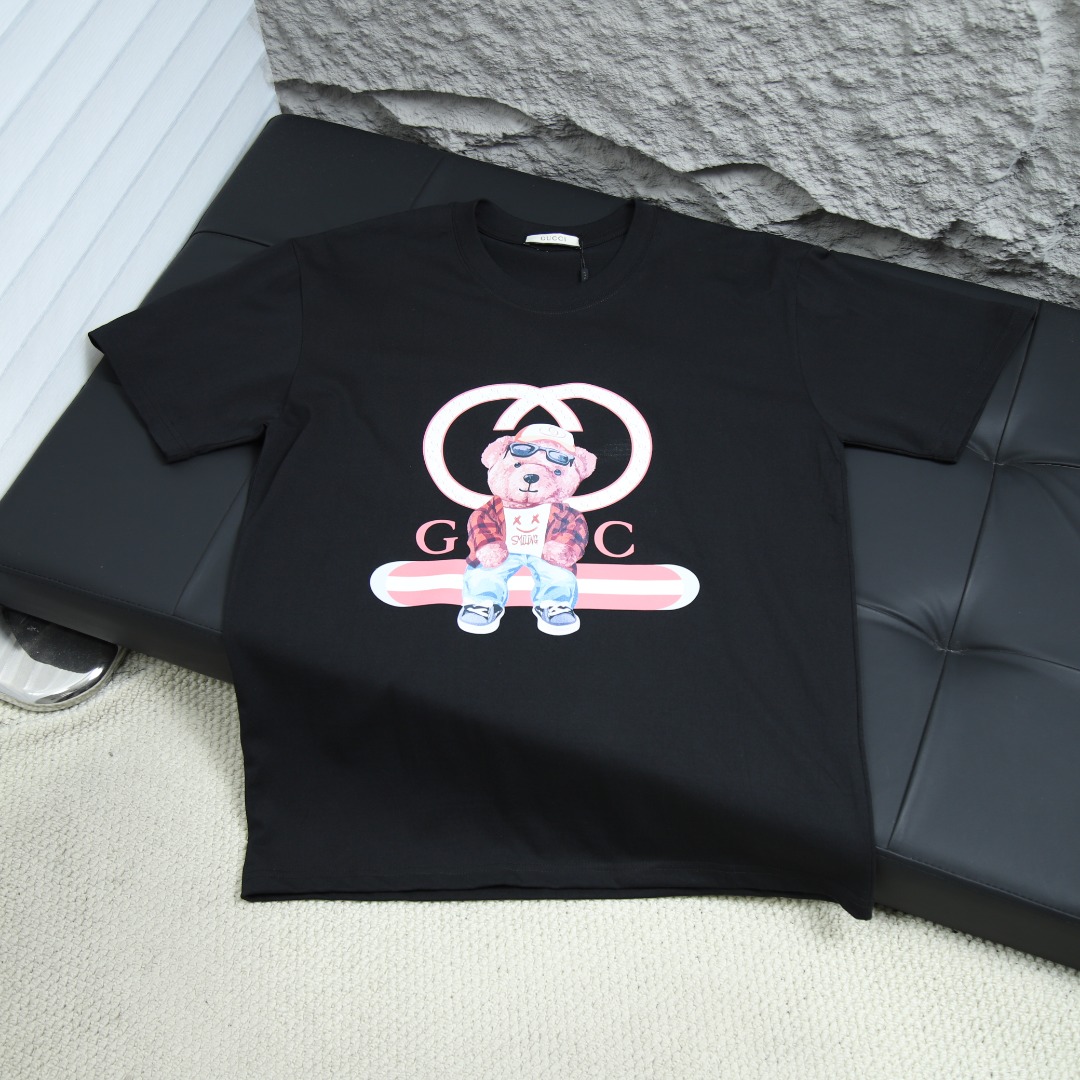2025SS 봄 신상 GUCCI / 구찌 라운드넥 반팔 티셔츠 모델 번호: GUC017