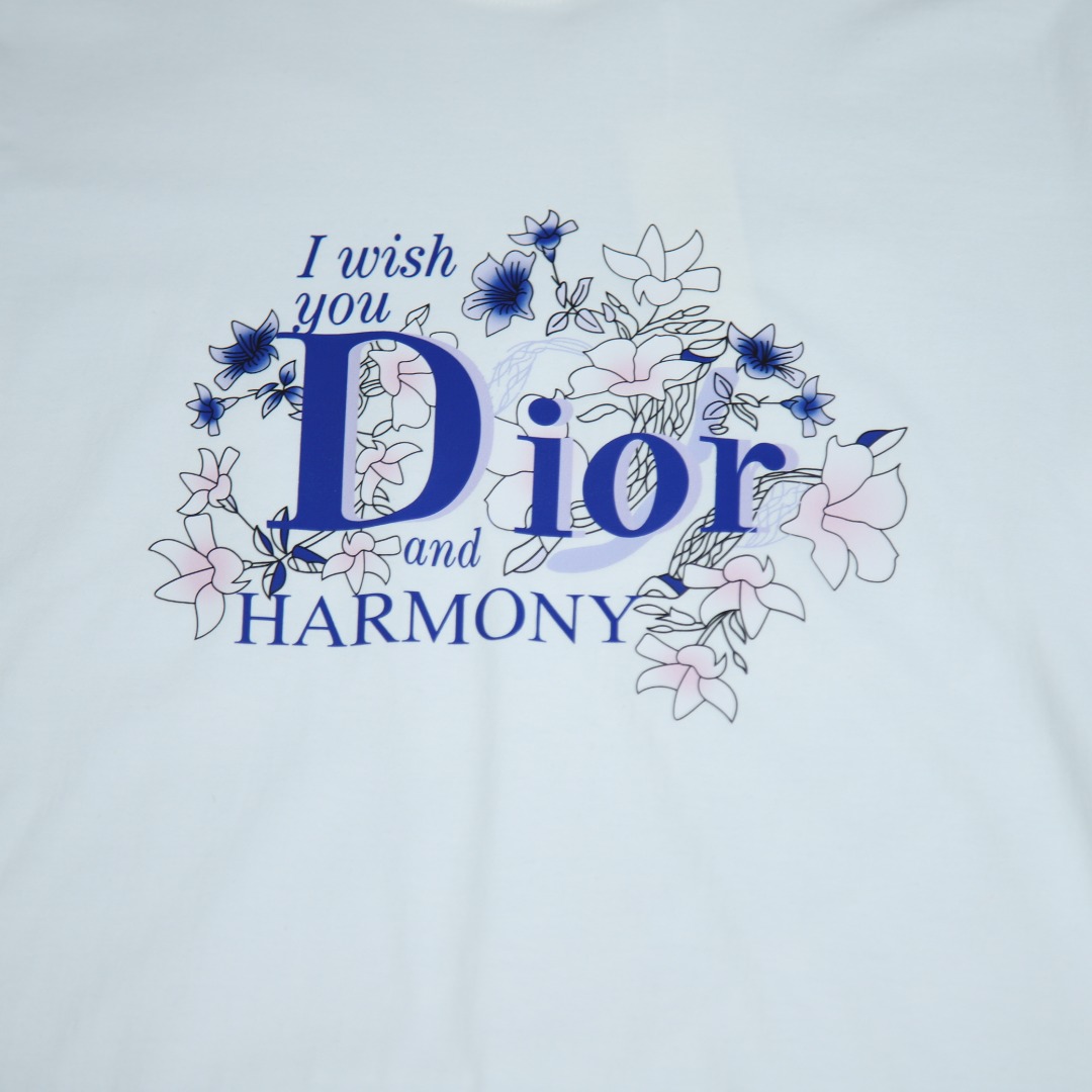 025ss 봄 신상 DIOR / 디올 백 라운드넥 반팔 티셔츠 모델 번호: DI004