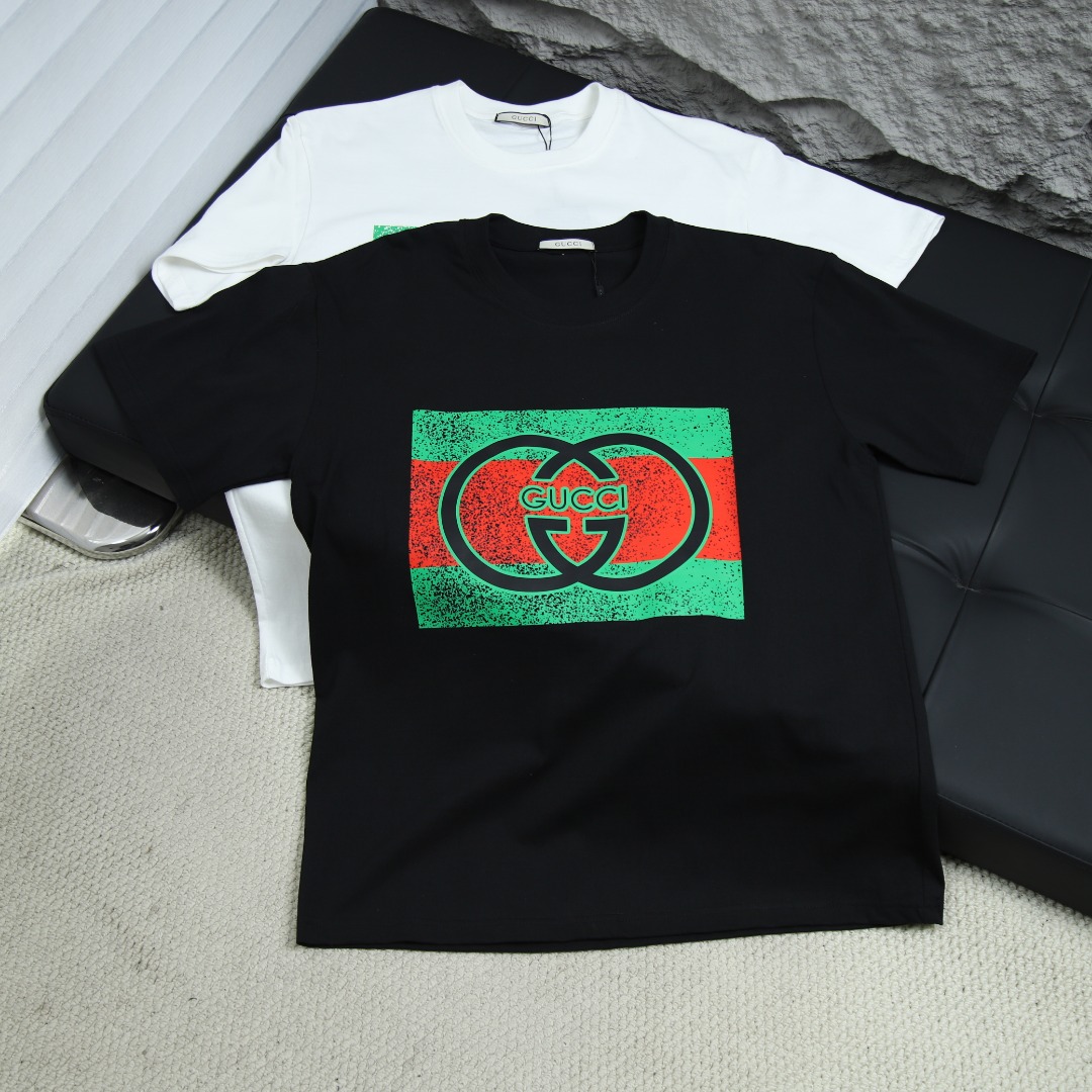2025ss 봄 신상 GUCCI / 구찌 라운드넥 반팔 티셔츠 제품 번호: GUC018