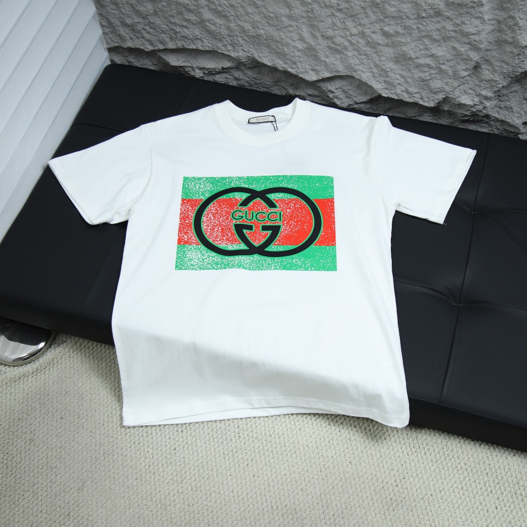 2025ss 봄 신상 GUCCI / 구찌 라운드넥 반팔 티셔츠 제품 번호: GUC018