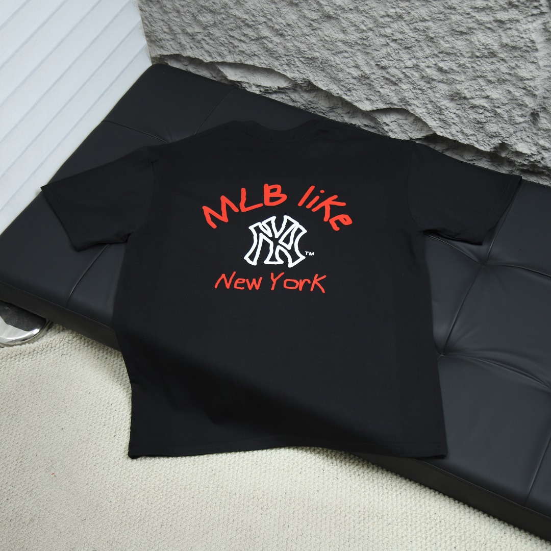 2025ss 봄 신 MLB 뉴욕 양키스 100 라운드넥 반팔 티셔츠 상품번호:MLB028