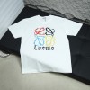 2025ss 봄 신상 로에베 / 로에베 백 라운드넥 반팔 티셔츠 모델 번호: LOE005