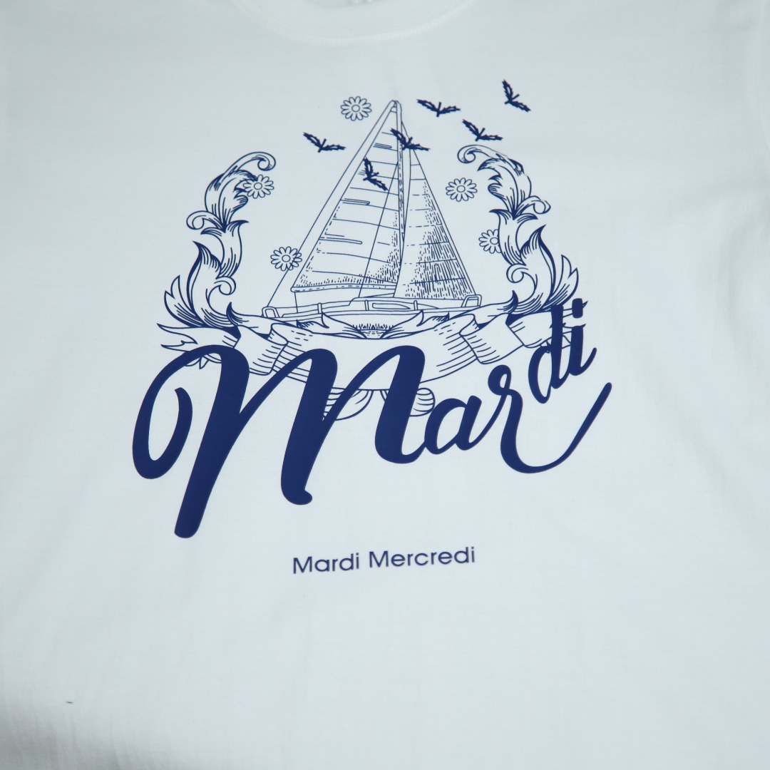 2025ss 봄 신 MARDI 라운드넥 반팔 티셔츠 모델 번호:MA014