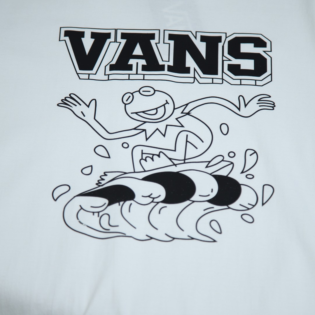 2025스프링 신상품 VANS / 반스 백 라운드넥 반팔 티셔츠 모델 번호: VA0017