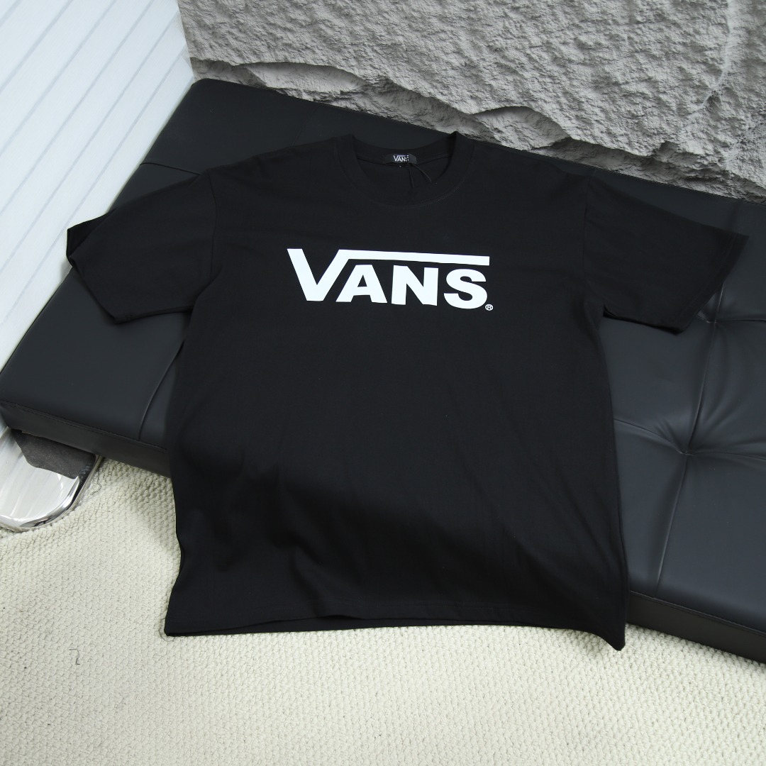 2025s스프링 신 VANS/VANS 라운드넥 반팔 티셔츠 모델 번호: VA0020