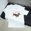2025ss 봄 신상품 MARDI 라운드넥 반팔 티셔츠 모델 번호: MA019