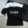 2025ss 봄 신상 프라다/PRADA 100 라운드넥 반팔 티셔츠 아이템 번호: PRA008