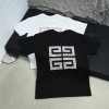 2025SS스프링 뉴 지방시/ 지방시 백 라운드넥 쇼트 슬리브 티셔츠 아이템번호:GIV0010
