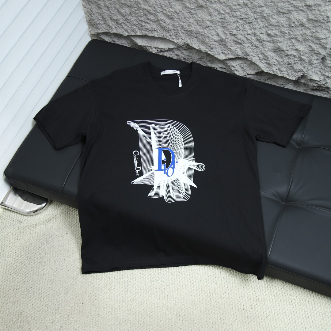 025ss 봄 신상 DIOR / 디올 백 라운드넥 반팔 티셔츠 모델 번호: DI008