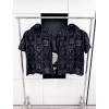 LV 2024FW 트리플 플라워 멀버리 실크 수트