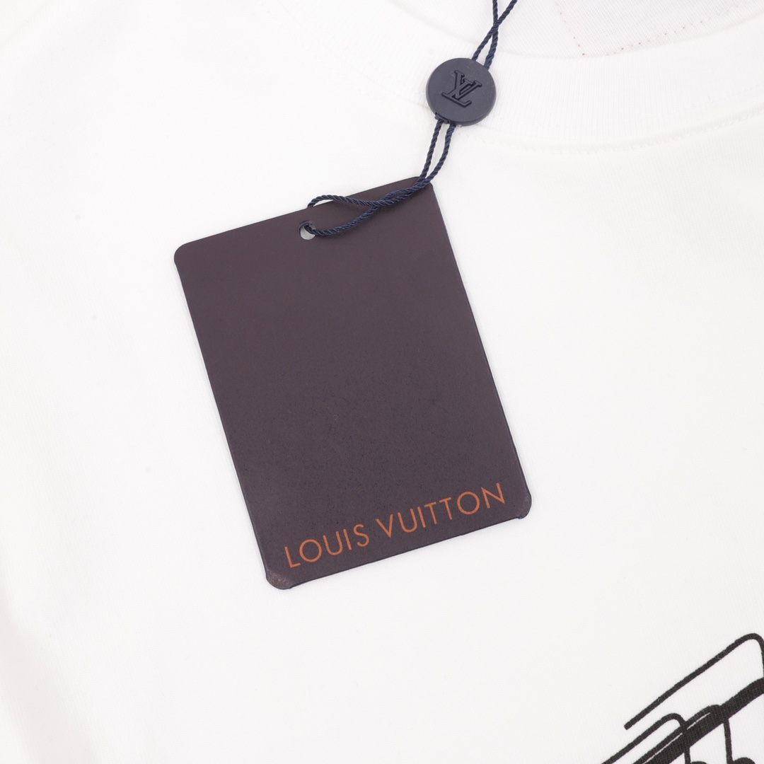 루이 비통/루이 비통 뉴 프린트 쇼트 슬리브 LV