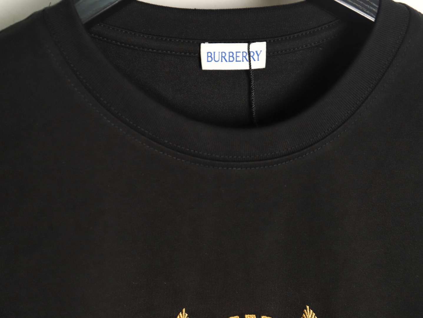 버버리 버버리 BBR 2 골드 리프 로고 쇼트 슬리브 셔츠