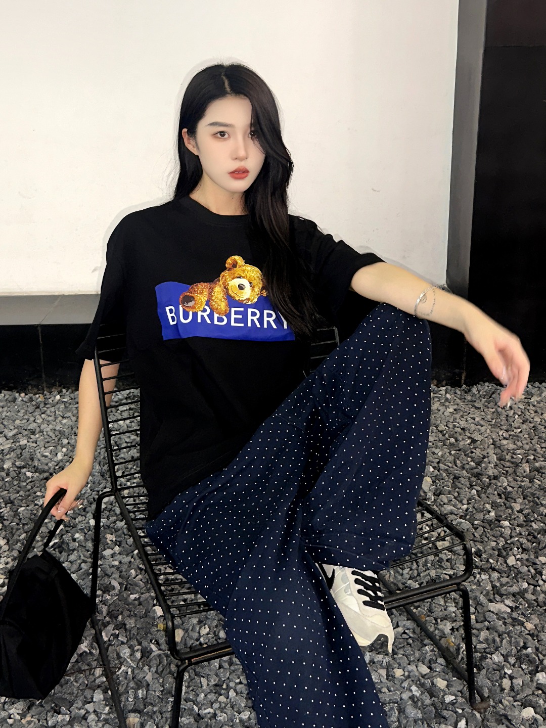 버버리 버버리 24SS 베어 쇼트 슬리브 셔츠