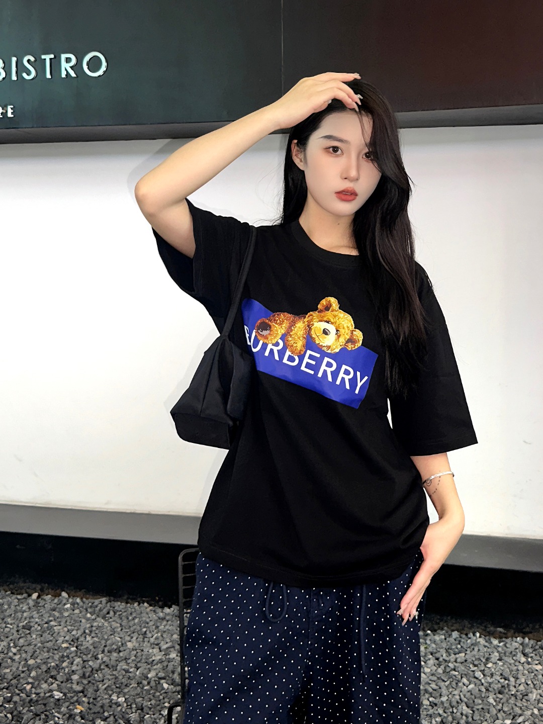 버버리 버버리 24SS 베어 쇼트 슬리브 셔츠