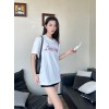 루이 비통/루이 비통 25SS 자수 필기체 레터링 쇼트 슬리브