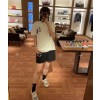 루이 비통 & NBA 21SS 레인보우 레터 프린트 쇼트 슬리브