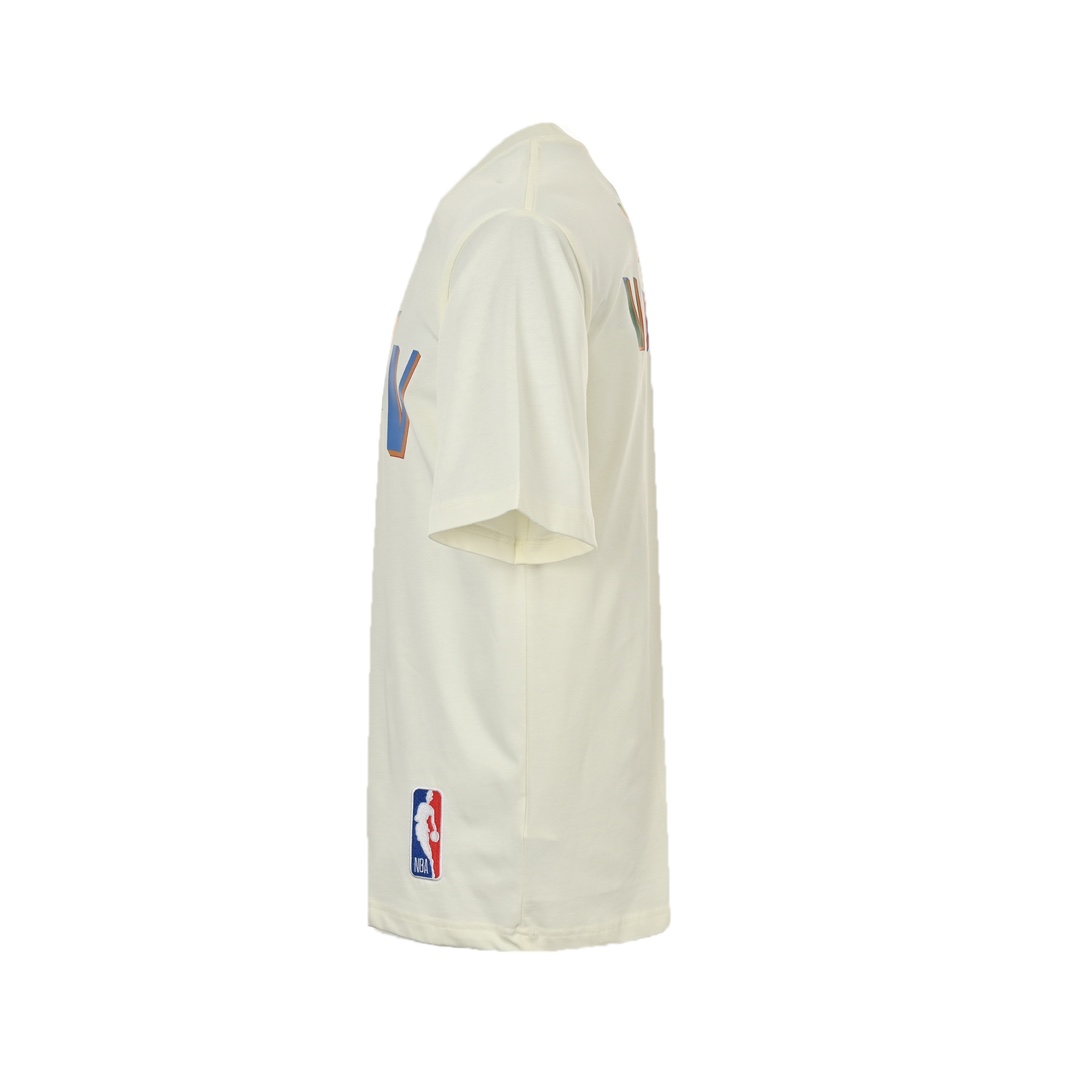 루이 비통 & NBA 21SS 레인보우 레터 프린트 쇼트 슬리브