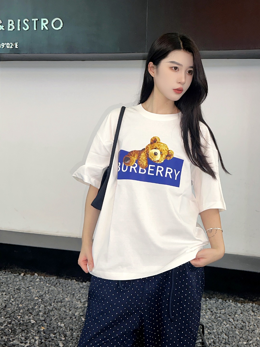 버버리 24SS 베어 쇼트 슬리브 셔츠